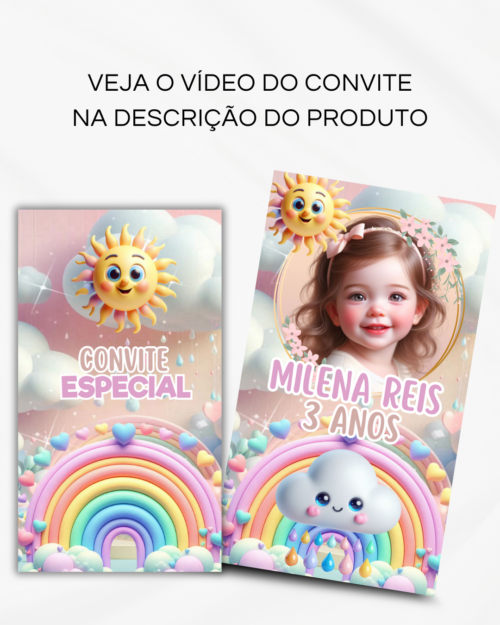 Convite Animado de Página - Chuva de Amor (vídeo) - Image 2