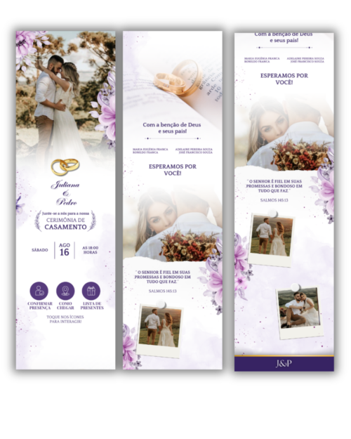 Convite de casamento Interativo Infinito com cartinha - Image 3