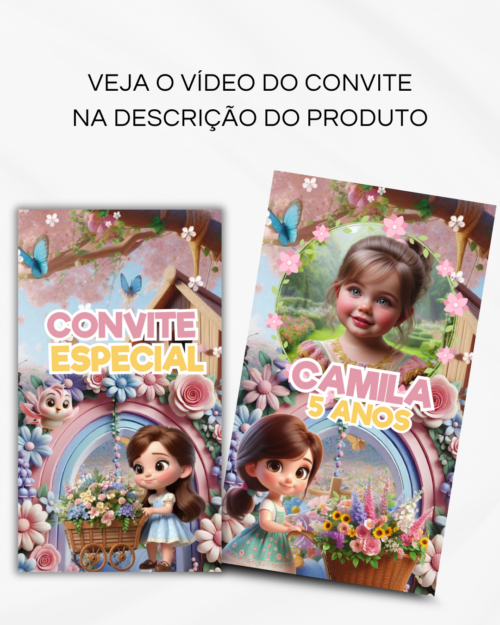 Convite Animado de Página - Jardim Encantado (vídeo) - Image 2
