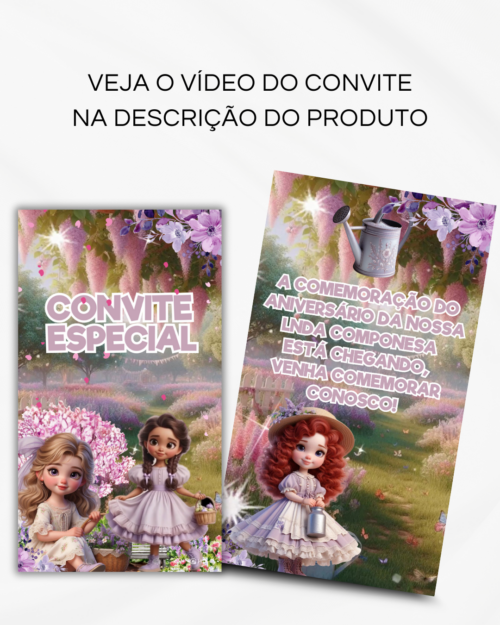 Convite Animado de Página - Camponesa (vídeo) - Image 2