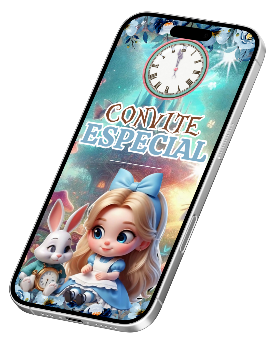 Convite Animado de Página - Alice no País das Maravilhas (vídeo)