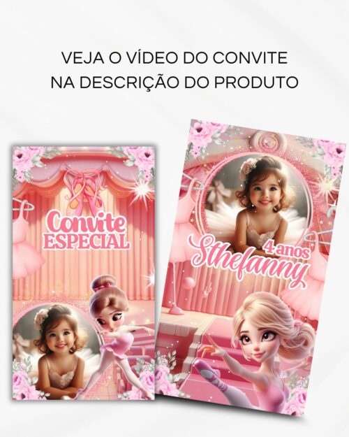 Convite Animado de Página - Bailarina (vídeo) - Image 2