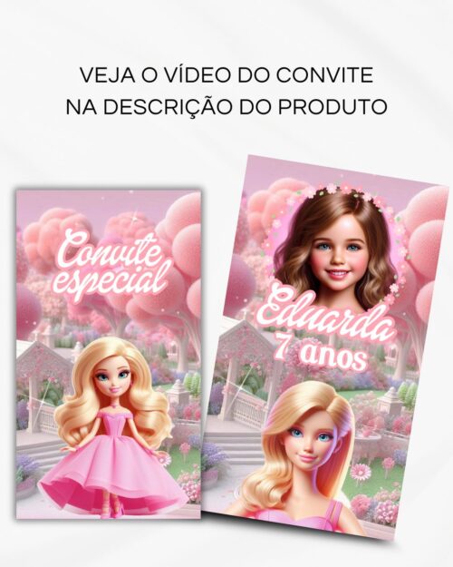 Convite Animado de Página - Barbie (vídeo) - Image 2