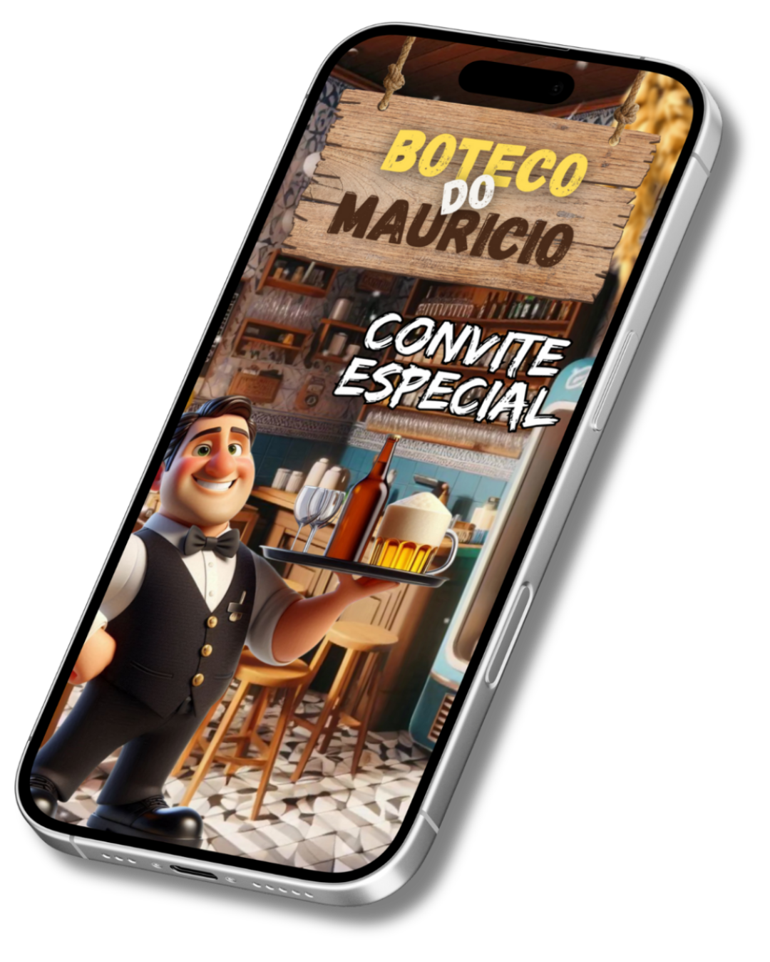 Convite Animado de Página - Boteco (vídeo)