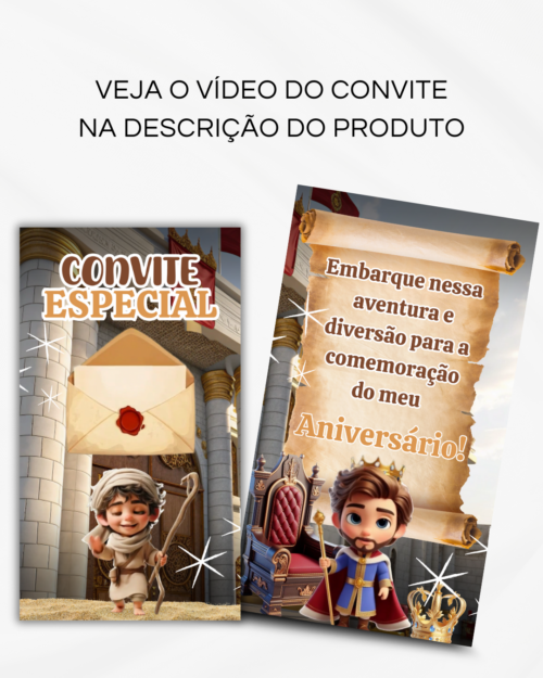 Convite Animado de Página - Rei Davi (vídeo) - Image 2