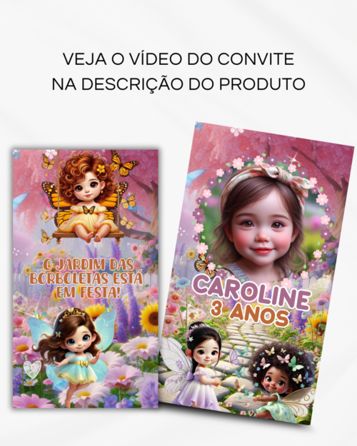 Convite Animado de Página - Jardim das Borboletas (vídeo) - Image 2