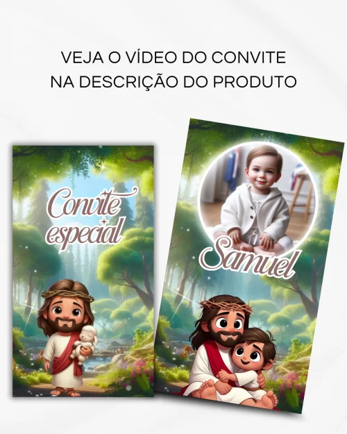 Convite Animado de Página - Jesus Cristo (vídeo) - Image 2