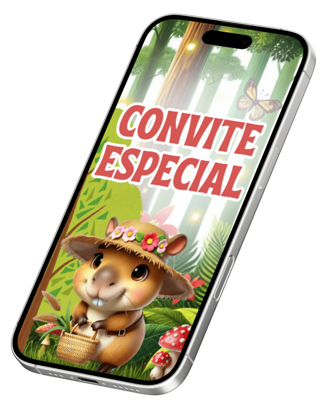 Convite Animado de Página - Capivara (vídeo)